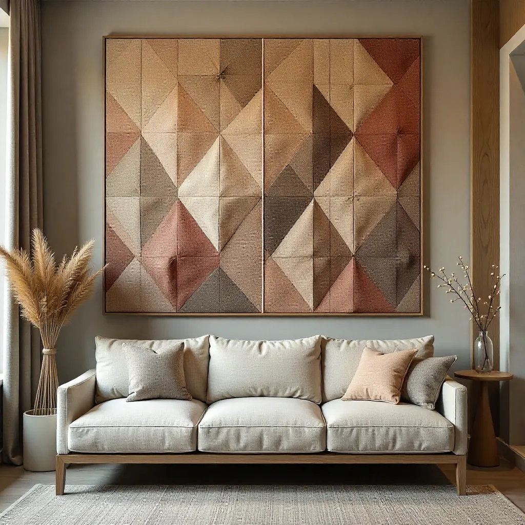 Geometric embroidery pattern