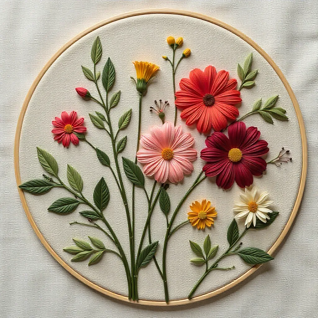 Abstract textile composition